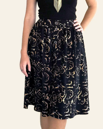 F Black Diwanie Blouse