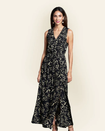 F Black Diwanie Dress