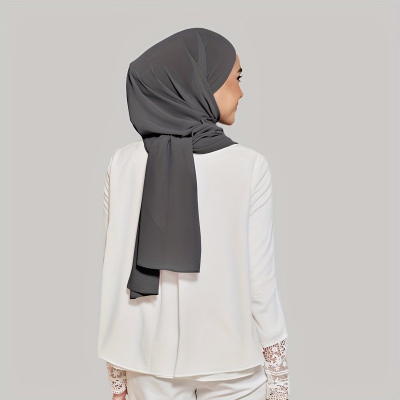 Elegant Ramadan Hijab Headscarf Hat Breathable Elastic Muslim Headwear for Women