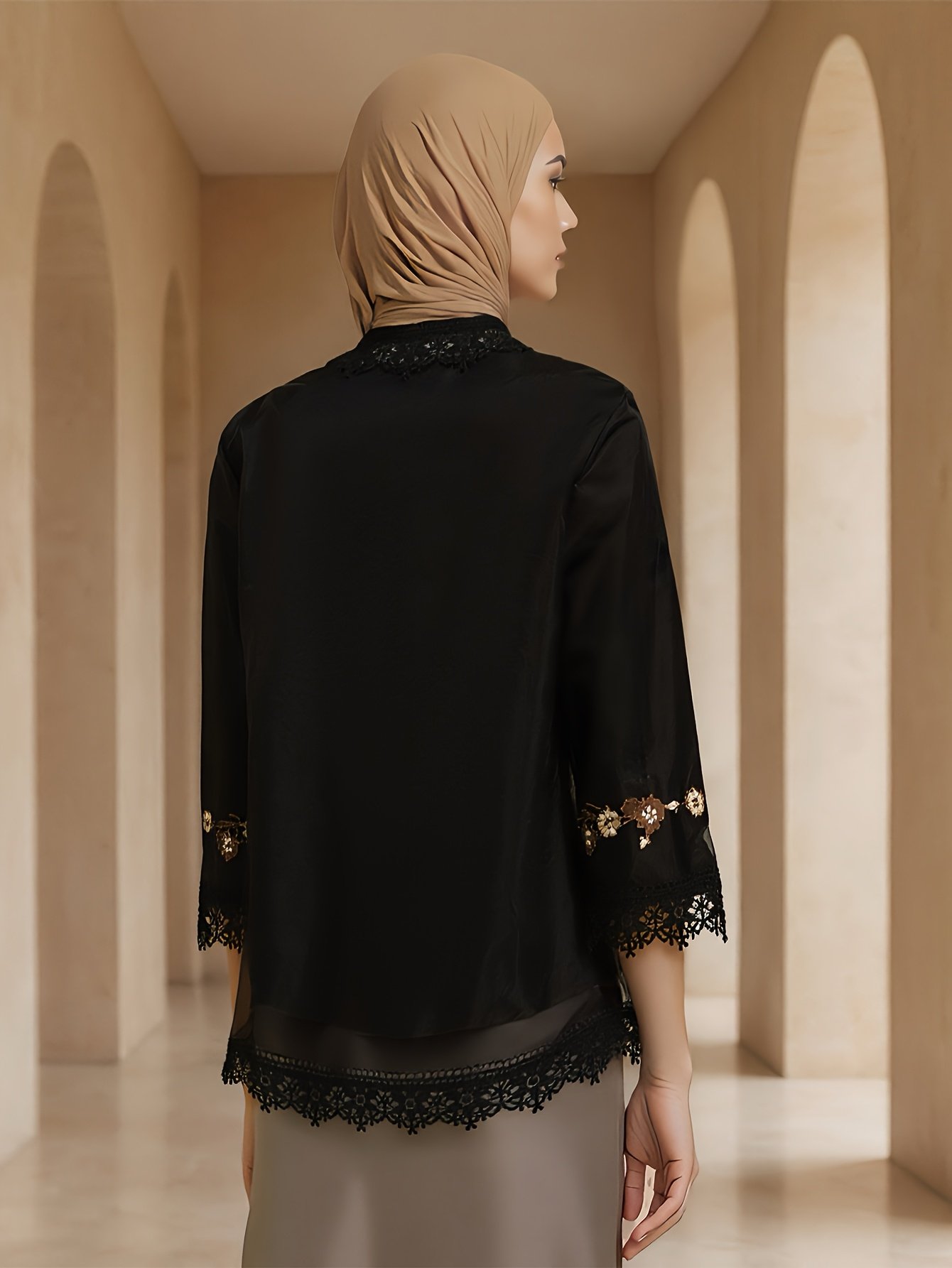 Modern Embroidered Kebaya Elegant Women Traditional Fashion Top