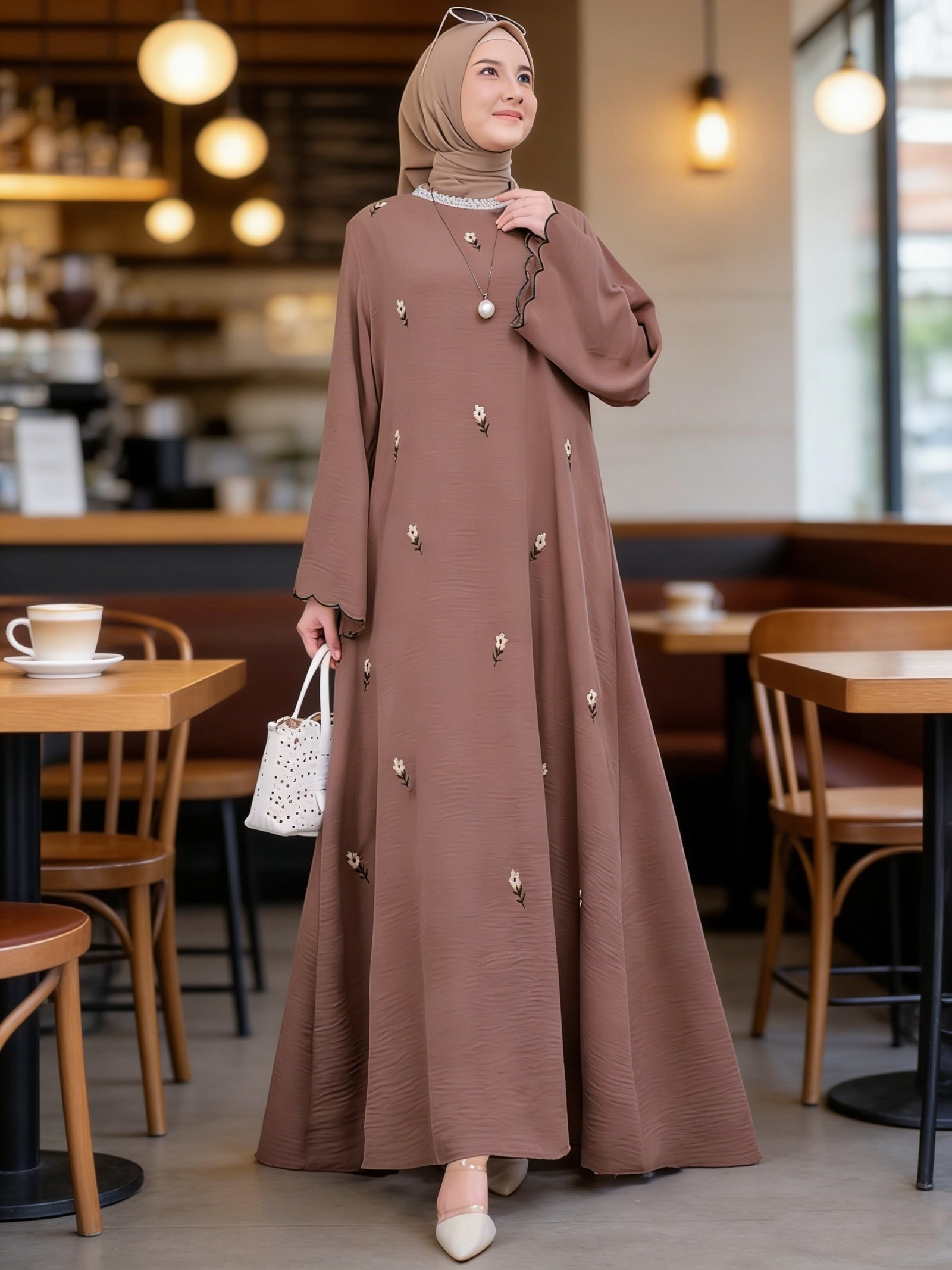 Middle Eastern Fashion Trendy Muslimah Women Clothing Elegant Modest Wear