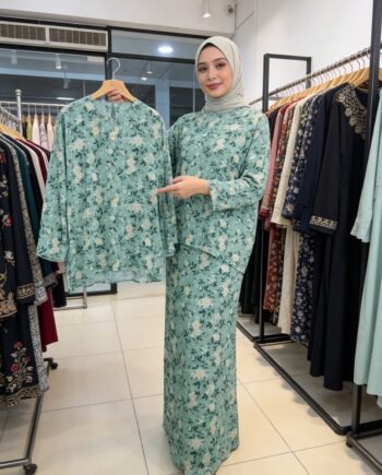 Affordable Muslimah Women Two-Piece Clothing Set Casual Elegant Outfit