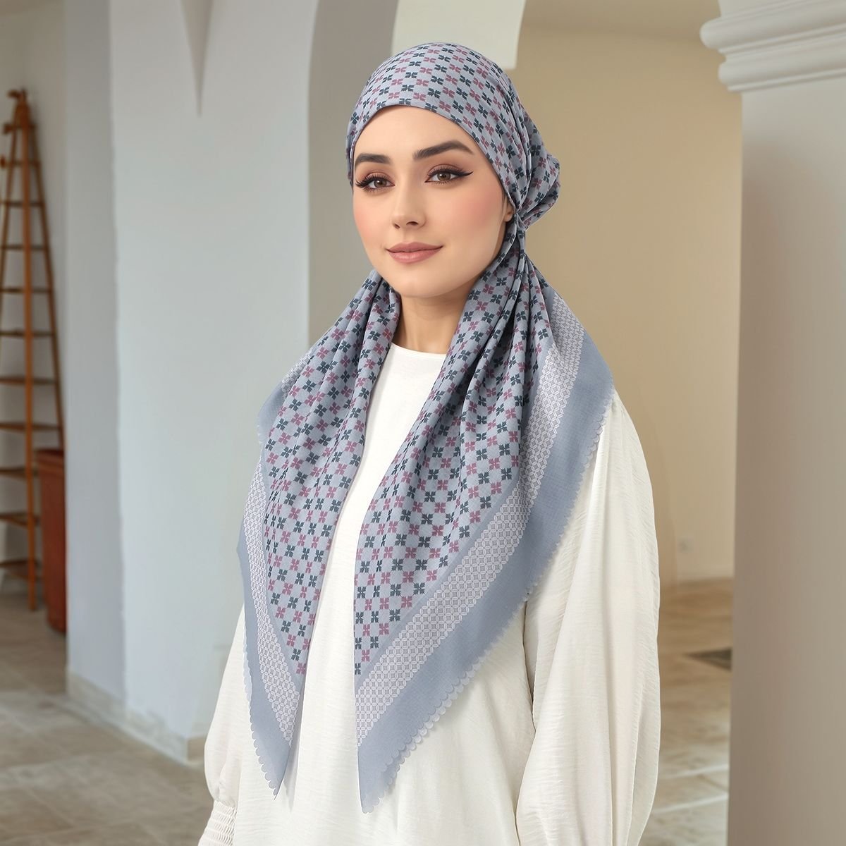 Plus Size Muslimah Inner Hat Adjustable Elastic Breathable Headscarf Cap for Women