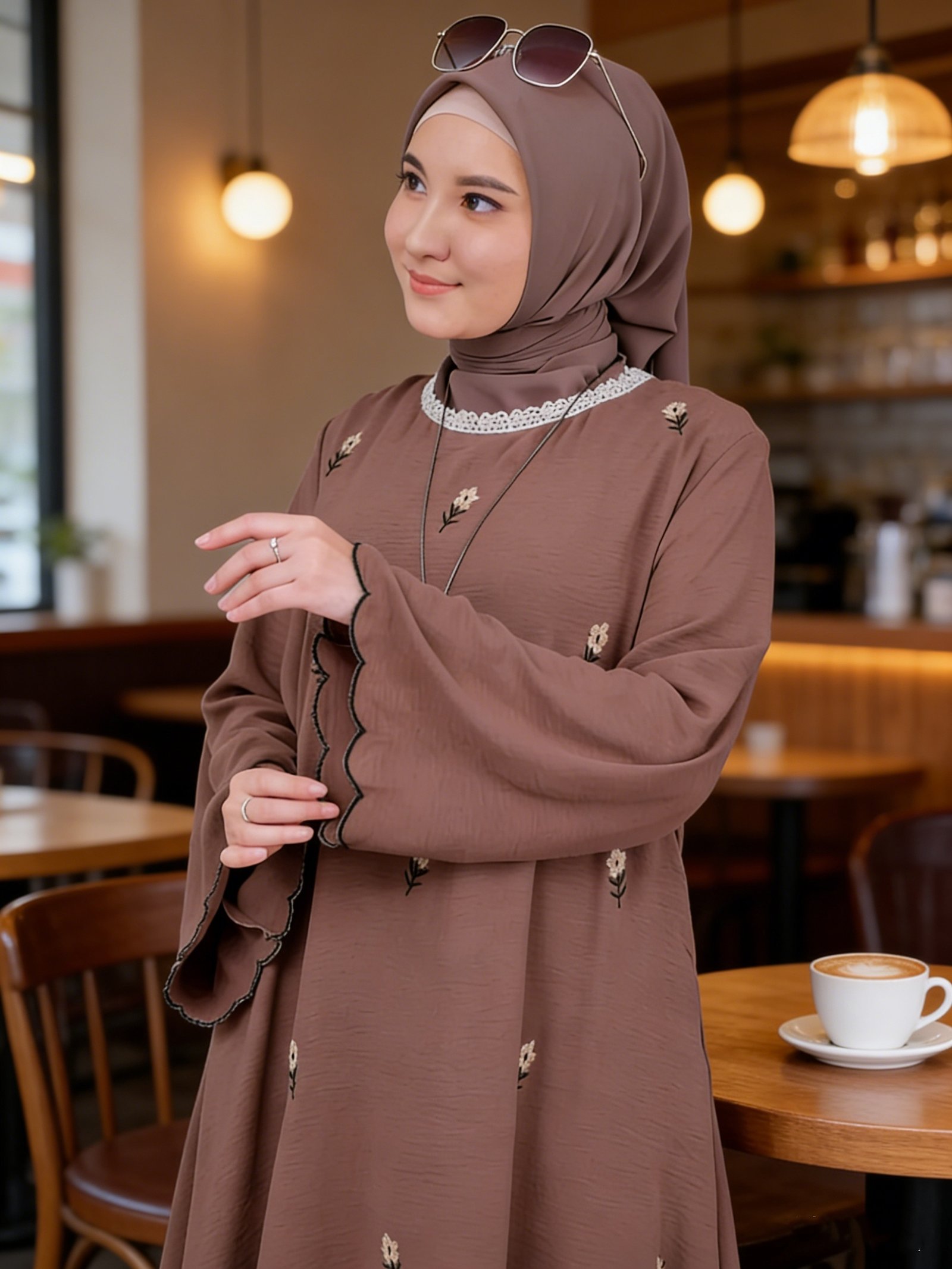Middle Eastern Fashion Trendy Muslimah Women Clothing Elegant Modest Wear