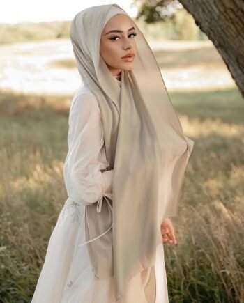 Elegant Ramadan Hijab Headscarf Hat Breathable Elastic Muslim Headwear for Women